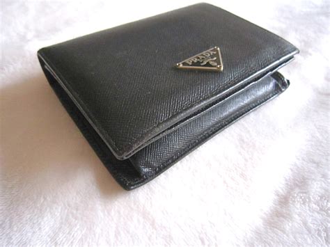 prada brown mens wallet|Prada men's bifold wallet.